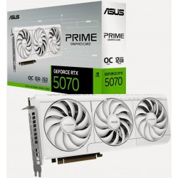 Видеокарта ASUS nVidia GeForce RTX 5070 12GB (PRIME-RTX5070-O12G-WHITE) (90YV0M19-M0NA00), Retail