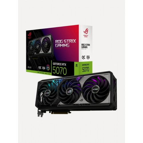Видеокарта ASUS nVidia GeForce RTX 5070 12GB (ROG-STRIX-RTX5070-O12G-GAMING) (90YV0M80-M0NA00), Retail 