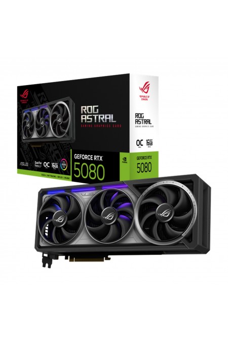 Видеокарта ASUS nVidia GeForce RTX 5080 16GB (ROG-ASTRAL-RTX5080-O16G-GAMING) (90YV0LV0-M0NA00), Retail 1