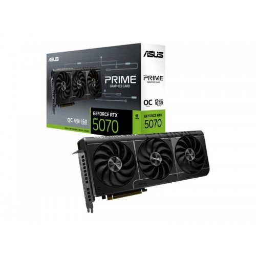Видеокарта ASUS Prime GeForce RTX 5070 12GB OC Edition (PRIME-RTX5070-O12G) (90YV0M10-M0NA00), Retail 1