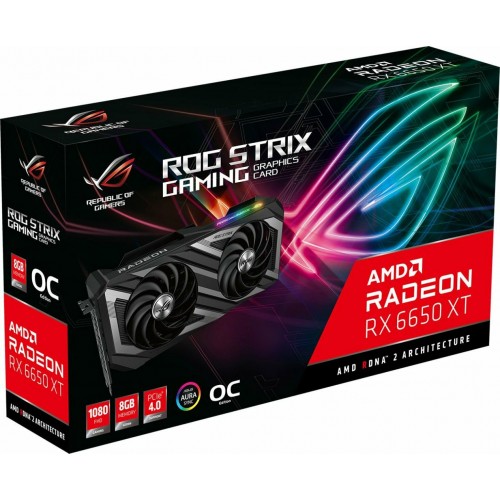 Видеокарта ASUS Radeon RX 6650 XT 8GB (ROG-STRIX-RX6650XT-O8G-GAMING), Retail 9