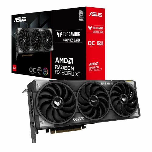Видеокарта ASUS Radeon RX 9060 XT 16GB (TUF-RX9060XT-O16G-GAMING) (90YV0LF0-M0NA00), Retail 
