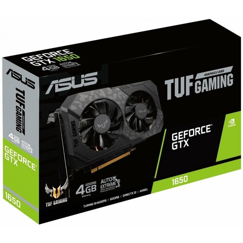 Видеокарта ASUS TUF GeForce GTX 1650 GAMING OC 4GB (TUF-GTX1650-O4GD6-GAMING), Retail 2