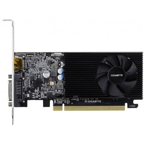 Видеокарта GIGABYTE GeForce GT 1030 Low Profile D4 2GB (GV-N1030D4-2GL), Retail 