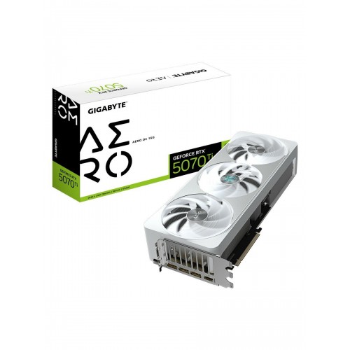 Видеокарта GIGABYTE GeForce RTX 5070 Ti AERO OC 16GB (GV-N507TAERO OC-16GD), Retail 