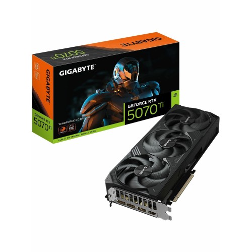 Видеокарта GIGABYTE GeForce RTX 5070 Ti WINDFORCE OC 16GB (GV-N507TWF3OC-16GD), Retail 