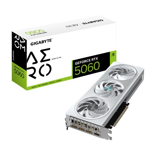 Видеокарта GIGABYTE nVidia GBeForce RTX 5060 AERO OC 8GB (GBV-N5060AERO OC-8GBD), Retail 9
