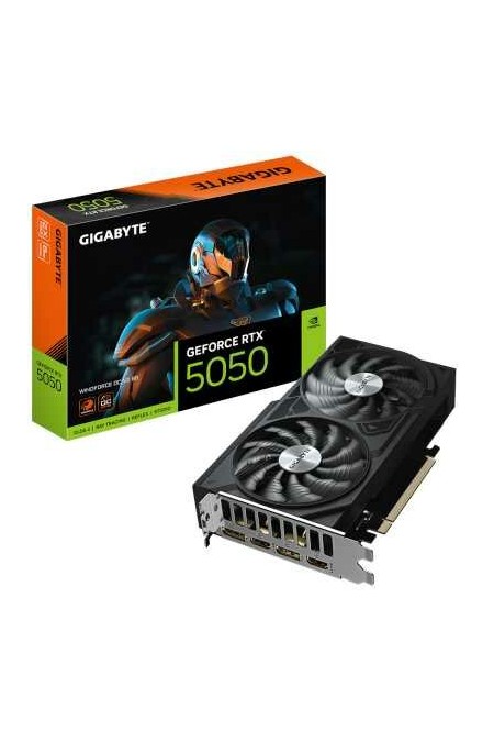 Видеокарта GIGABYTE nVidia GeForce RTX 5050 8GB (GV-N5050WF2OCV2-8GB), Retail 1