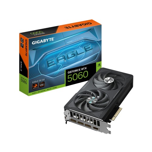 Видеокарта GIGABYTE nVidia GeForce RTX 5060 Eagle OC 8GB (GV-N5060EAGLE OC-8GD), Retail 3