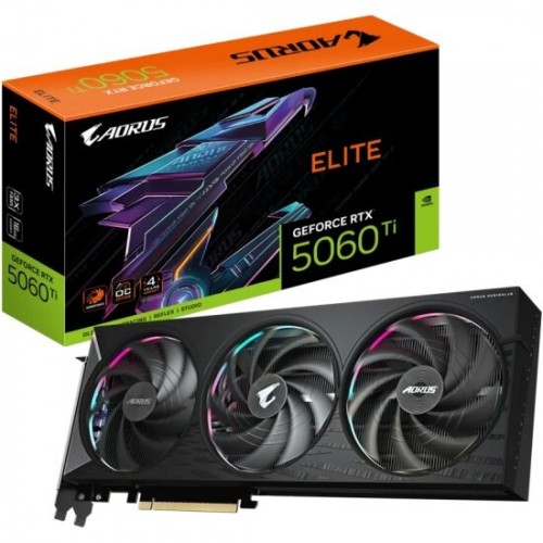 Видеокарта GigaByte nVidia GeForce RTX 5060 Ti 16GB (GV-N506TAORUS E-16GD), Retail 