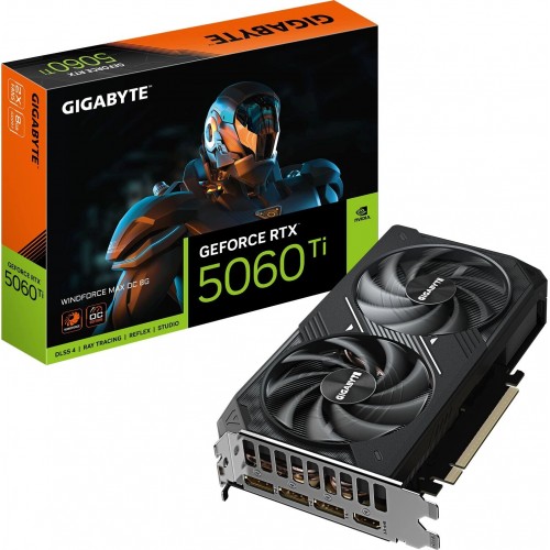 Видеокарта GIGABYTE nVidia GeForce RTX 5060 Ti Windforce Max OC 8GB (GV-N506TWF2MAX OC-8GD), Retail 8