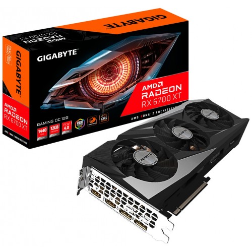 Видеокарта GIGABYTE Radeon RX 6700 XT GAMING OC 12GB (GV-R67XTGAMING OC-12GD), Retail 1