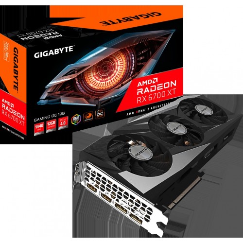 Видеокарта GIGABYTE Radeon RX 6700 XT GAMING OC 12GB (GV-R67XTGAMING OC-12GD), Retail 8