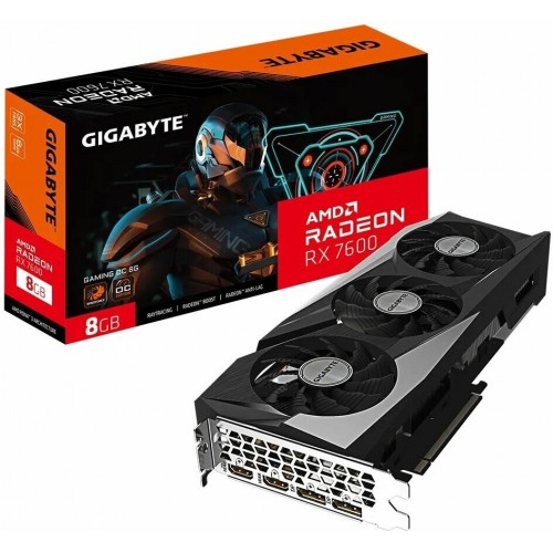Видеокарта GIGABYTE Radeon RX 7600 GAMING OC 8GB (GV-R76GAMING OC-8GD), Retail 