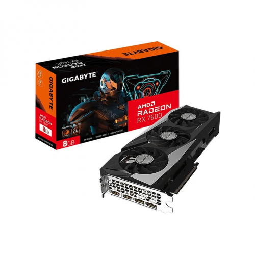 Видеокарта GIGABYTE Radeon RX 7600 GAMING OC 8GB (GV-R76GAMING OC-8GD), Retail 9