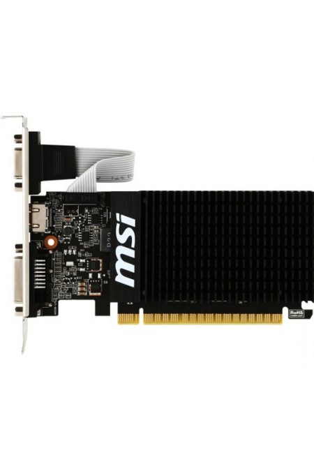 Видеокарта MSI GeForce GT 710 Silent LP 2GB (GT 710 2GD3H LP), Retail 1