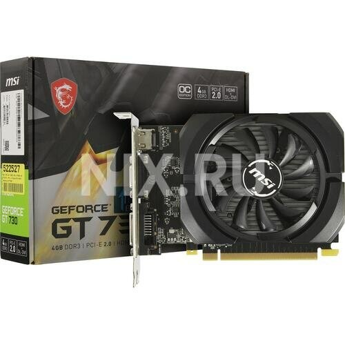 Видеокарта MSI GeForce GT 730 4GB (N730K-4GD3/OCV1), Retail 2
