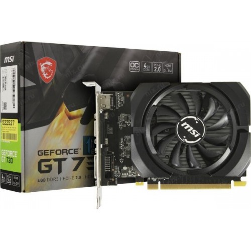 Видеокарта MSI GeForce GT 730 4GB (N730K-4GD3/OCV1), Retail 3