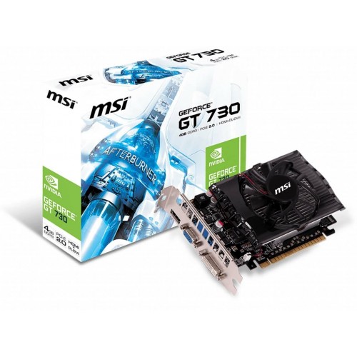 Видеокарта MSI GeForce GT 730 4GB (N730K-4GD3/OCV1), Retail 5
