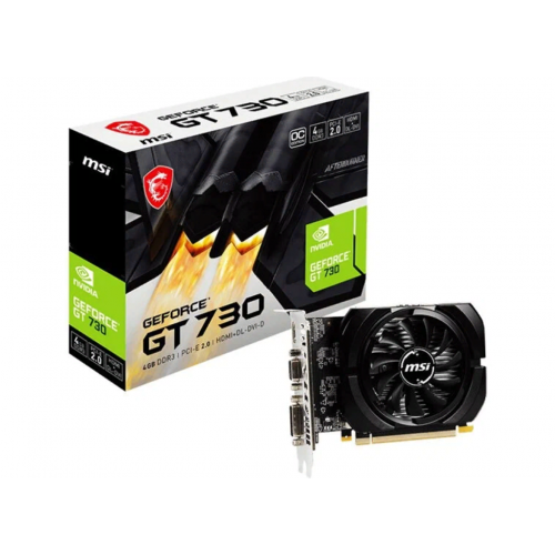 Видеокарта MSI GeForce GT 730 4GB (N730K-4GD3/OCV1), Retail 6