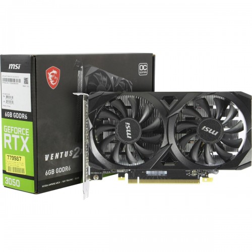 Видеокарта MSI GeForce RTX 3050 VENTUS 2X 6GB OC, Retail 2