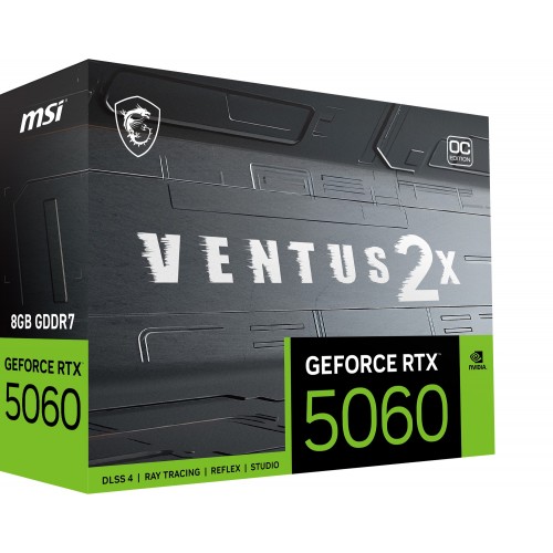 Видеокарта MSI GeForce RTX 5060 8GB VENTUS 2X OC, Retail 5