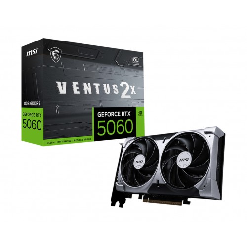 Видеокарта MSI GeForce RTX 5060 8GB VENTUS 2X OC, Retail 7
