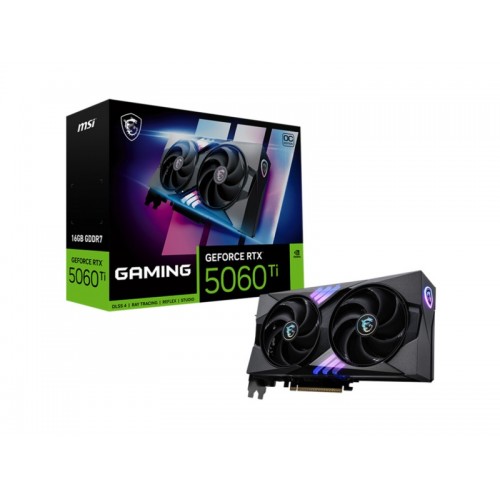 Видеокарта MSI GeForce RTX 5060 Ti 16GB GAMING OC, Retail 2