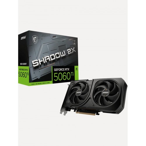Видеокарта MSI GeForce RTX 5060 Ti 8GB SHADOW 2X PLUS, Retail 