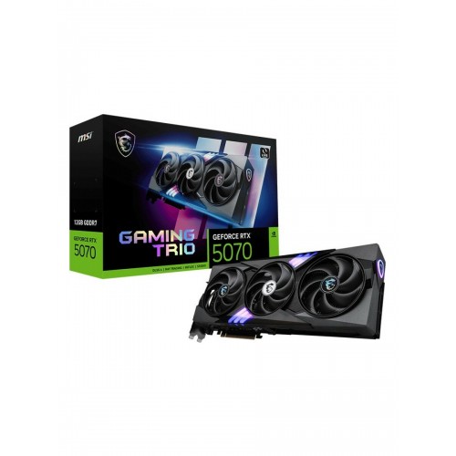 Видеокарта MSI GeForce RTX 5070 GAMING TRIO OC 12GB, Retail 
