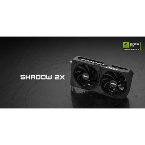 Видеокарта MSI GeForce RTX 5070 SHADOW 2X OC 12GB, Retail 6