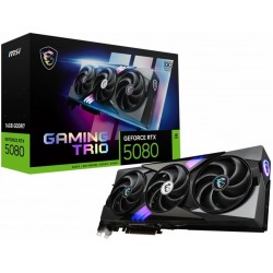 Видеокарта MSI GeForce RTX 5080 16GB GAMING TRIO OC, Retail