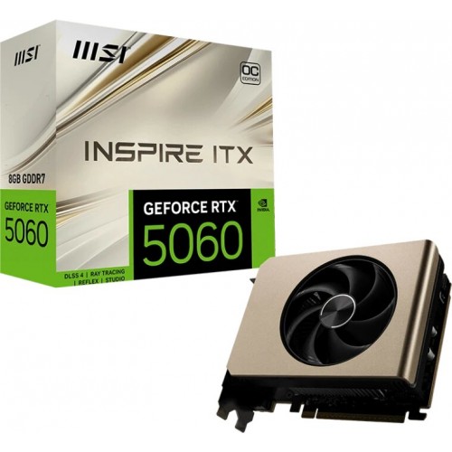Видеокарта MSI nVidia GBeForce RTX 5060 8GB Inspire ITX OC, Retail 4