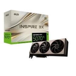 Видеокарта MSI nVidia GBeForce RTX 5070 Ti 16GB Inspire 3X OC, Retail
