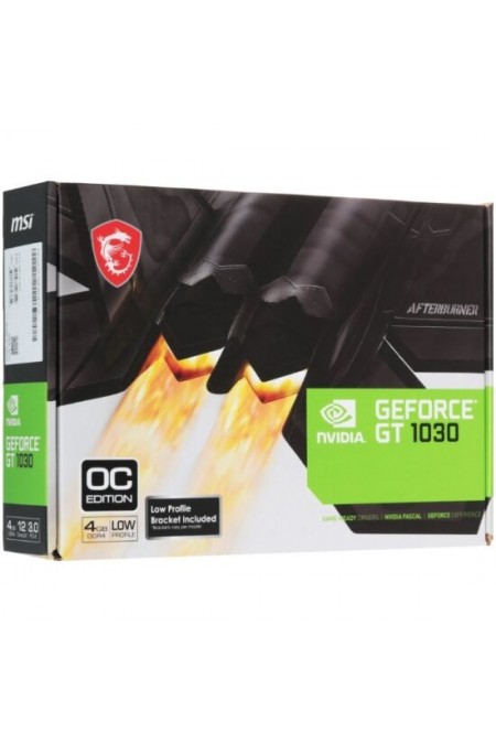 Видеокарта MSI nVidia GeForce GT 1030 4GD4 LP OC 4GB, Retail 2
