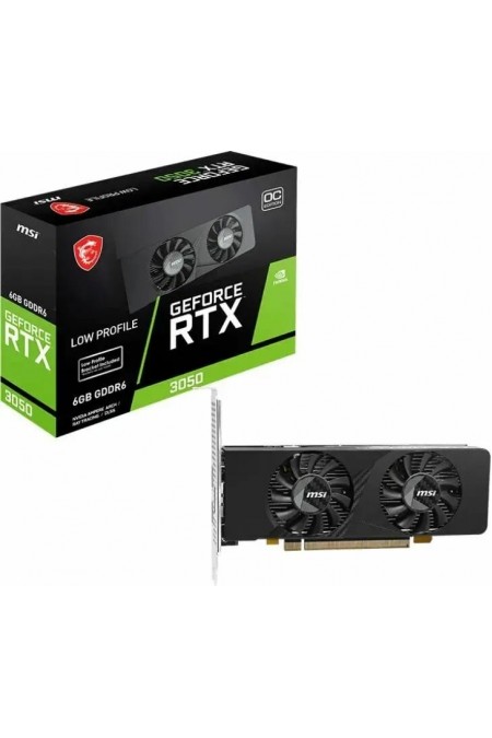 Видеокарта MSI nVidia GeForce RTX 3050 LP E 6GB OC, Retail 5