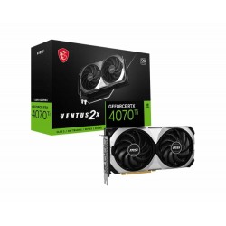 Видеокарта MSI nVidia GeForce RTX 4070 Ti Ventus 2X 12GB OC, Retail