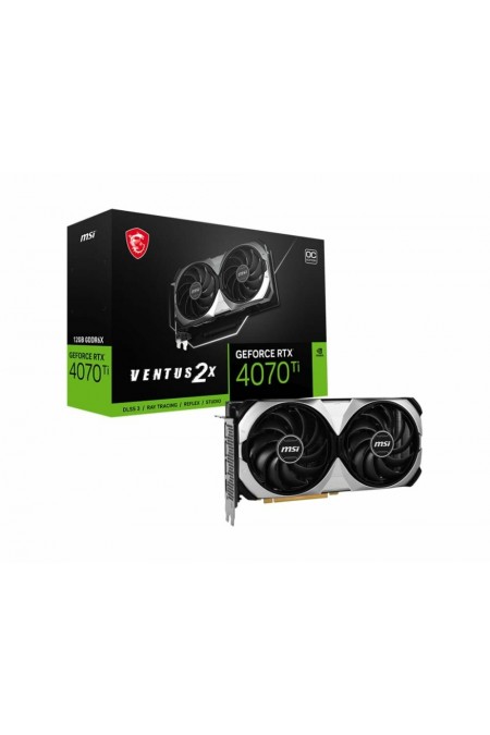 Видеокарта MSI nVidia GeForce RTX 4070 Ti Ventus 2X 12GB OC, Retail 