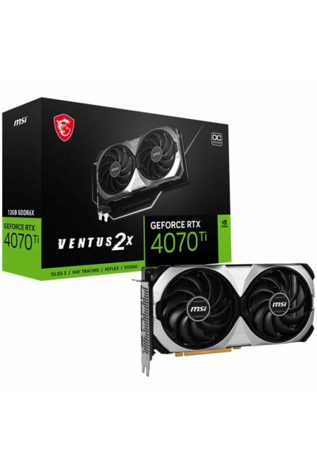 Видеокарта MSI nVidia GeForce RTX 4070 Ti Ventus 2X 12GB OC, Retail 5