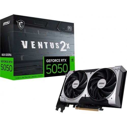 Видеокарта MSI nVidia GeForce RTX 5050 8GB Ventus 2X OC, Retail 3