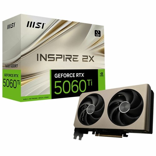 Видеокарта MSI nVidia GeForce RTX 5060 Ti 16GB INSPIRE 2X, Retail 