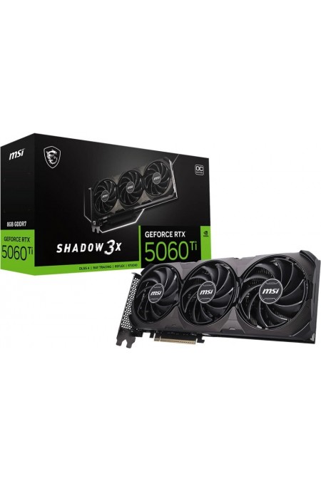Видеокарта MSI nVidia GeForce RTX 5060 Ti 8GB Shadow 3X OC Classic, Retail 4
