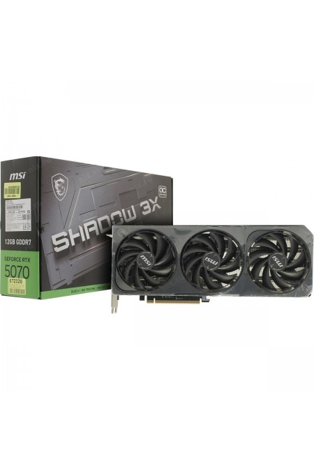 Видеокарта MSI nVidia GeForce RTX 5070 12GB Shadow 3X OC, Retail 