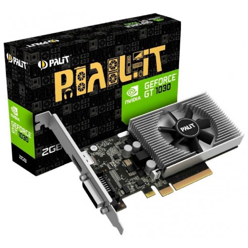 Видеокарта Palit GeForce GT 1030 2GB (NEC103000646-1082F), Retail 6