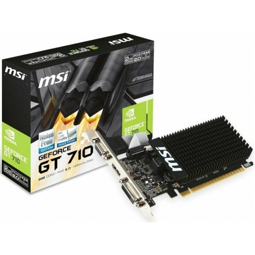 Видеокарта Palit GeForce GT 710 Silent 2GB (NEAT7100HD46-2080H), Retail 5