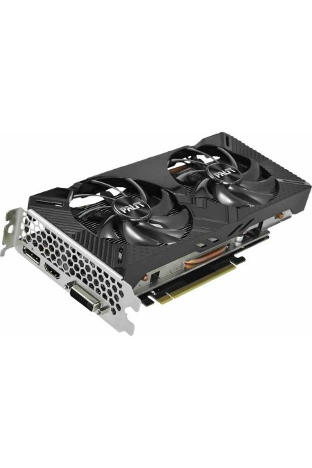 Видеокарта Palit GeForce GTX 1660 Ti 6GB DUAL OC (NE6166TS18J9-1160C), Retail 2