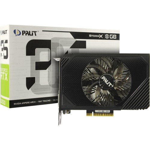 Видеокарта Palit GeForce RTX 3050 StormX 8GB (NE63050018P1-1070F), Retail 9