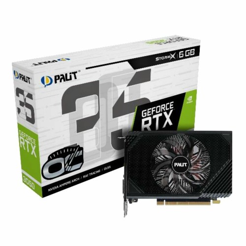 Видеокарта Palit GeForce RTX 3050 StormX OC 6GB (NE63050S18JE-1070F), Retail 