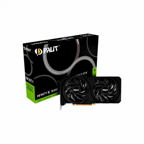 Видеокарта Palit GeForce RTX 4060 INFINITY 2 8GB (NE64060019P1-1070L), Retail 6