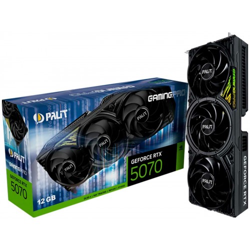 Видеокарта Palit GeForce RTX 5070 GamingPro 12GB (NE75070019K9-GB2050A), Retail 